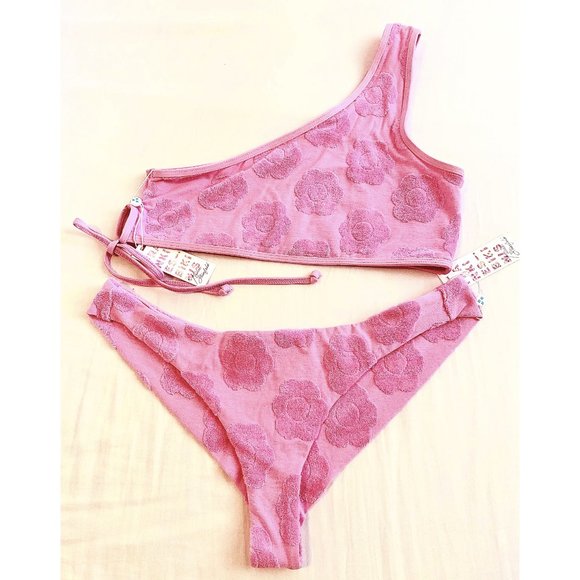 FRANKIES BIKINIS - FLORAL TERRY BIKINI SET - Picture 10 of 10